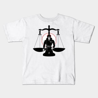 Military and bullet Police and justice Kids T-Shirt